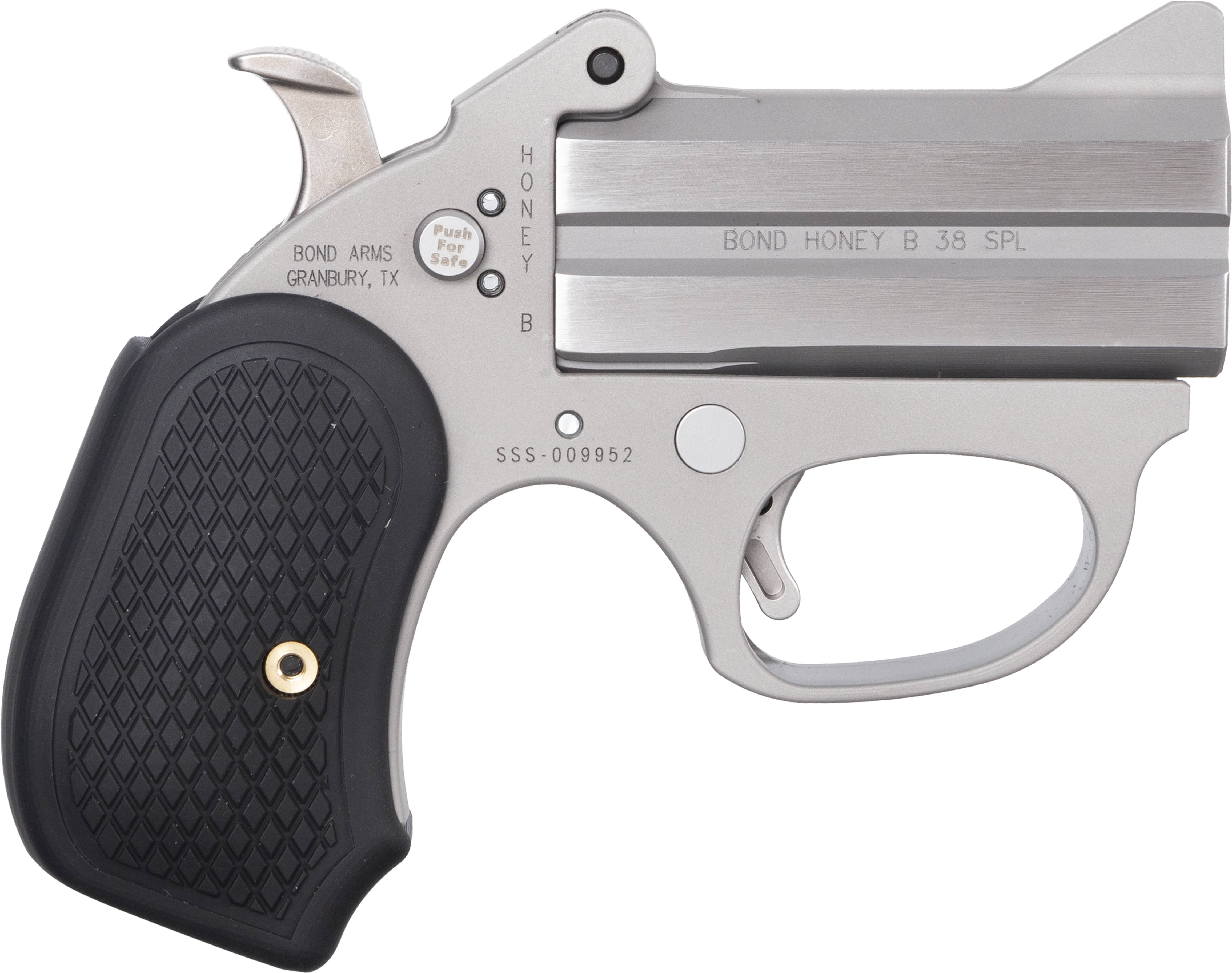 Bond Arms Honey-B Stinger Handgun .38 Spl 2rd Capacity 3" Barrel B6 Resin Grips - Image 4