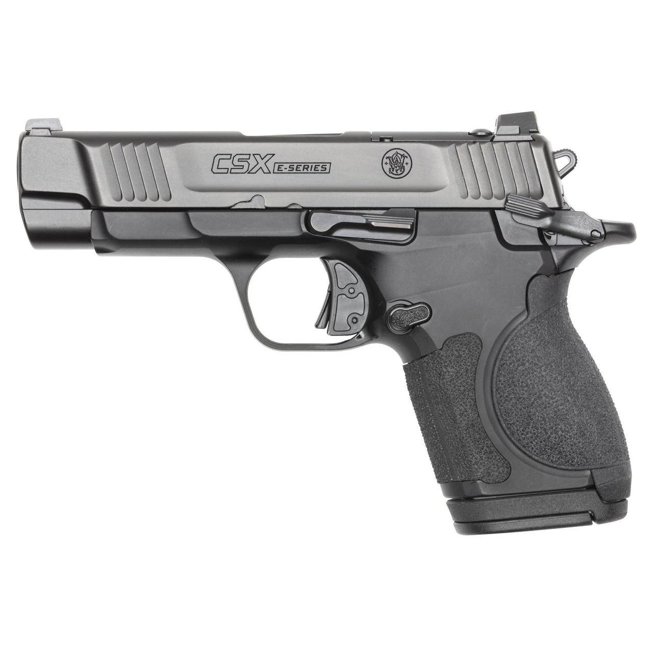 S&W CSX E-Series Handgun 9mm Luger 10rd Magazines(2) 3.6" Barrel Thumb Safety Black Slide - Image 7