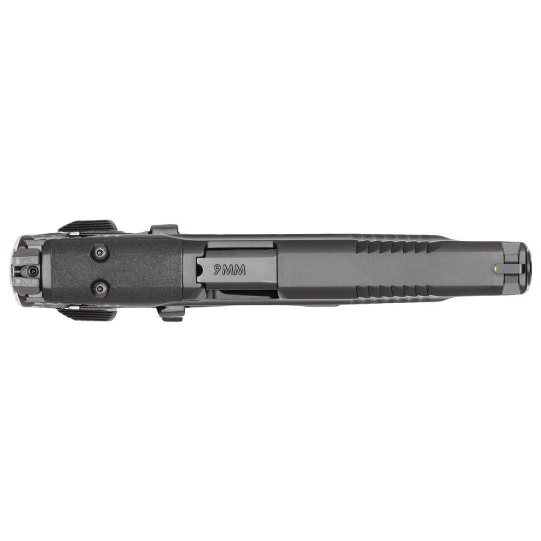S&W M&P9 M2.0 Metal HD Handgun 9mm Luger 10rd Magazines(2) 5" Barrel Optic Ready Thumb Safety Black Steel Frame - Image 3
