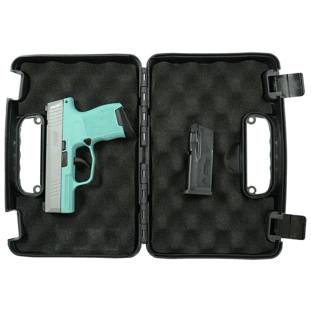 Sig Sauer "Silver Slide/Robin's Egg Blue Frame" P365 Optic Ready Handgun 9mm Luger 10rd Magazines(2) 3.1" Barrel X-RAY 3 Sights - Image 5