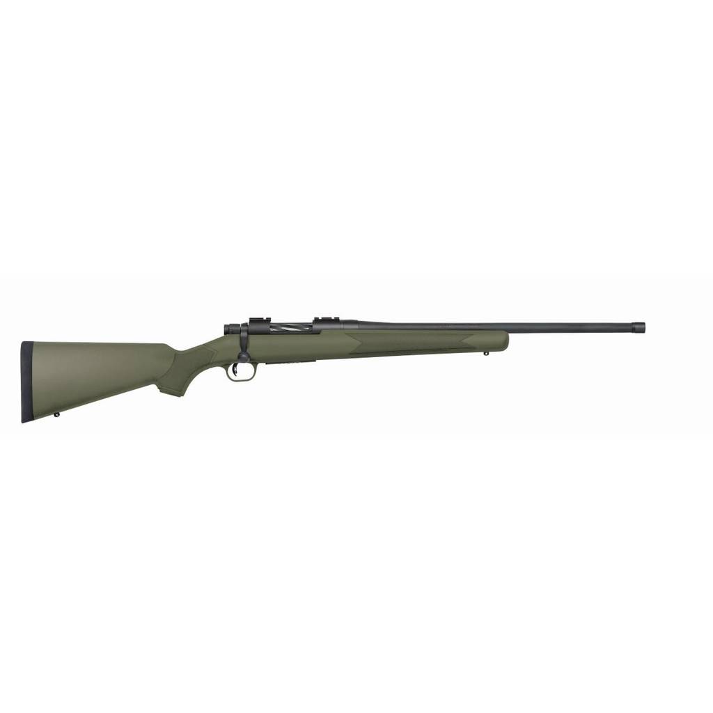 Mossberg Patriot Rifle 450 Bushmaster  4rd Capacity 20" Fluted Threaded Blued Barrel OD Green Synthetic Stock