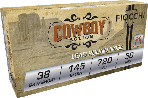 FIOCCHI 38 S&W SHORT 145GR