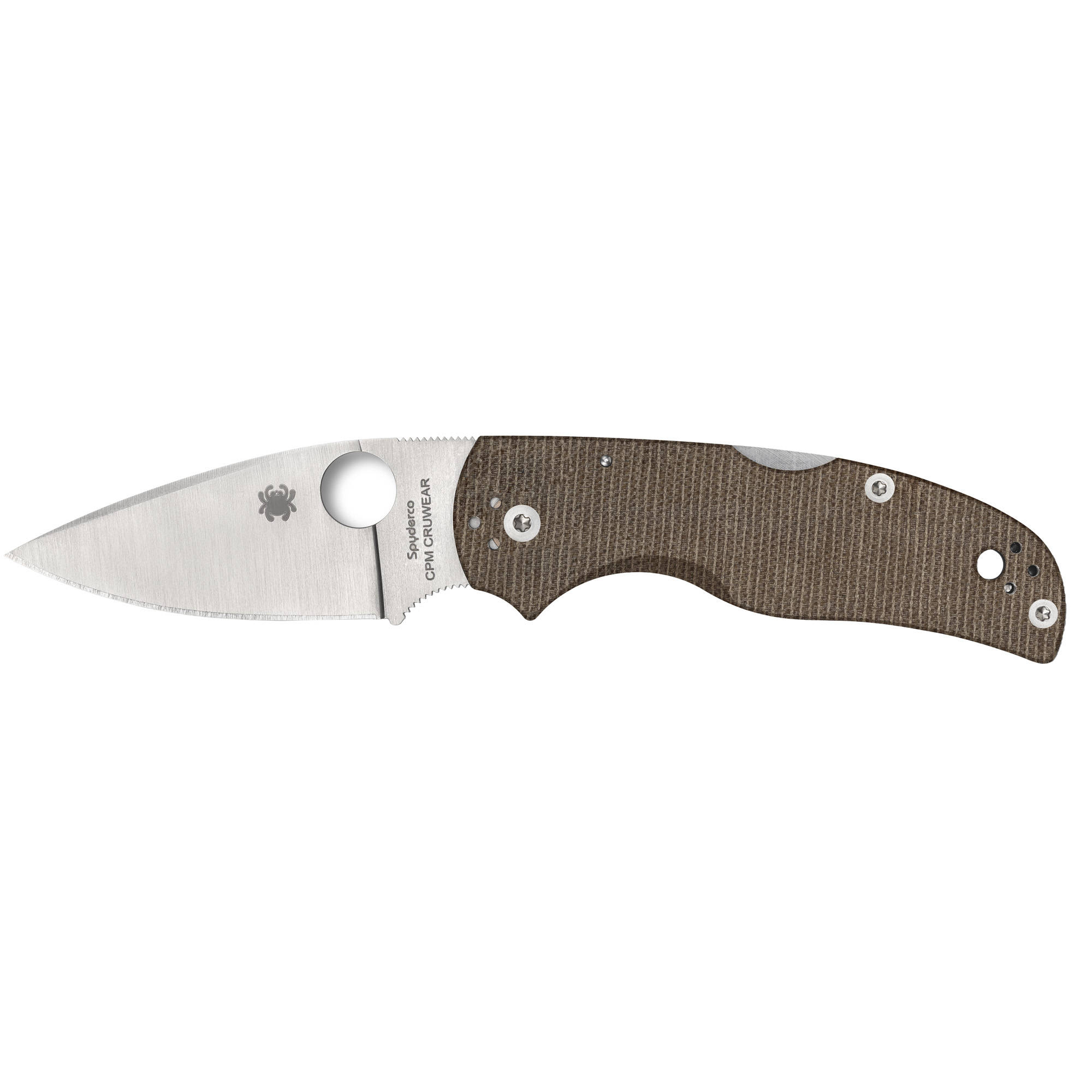 SPYDERCO NATIVE 5 2.95" BRN CANVAS