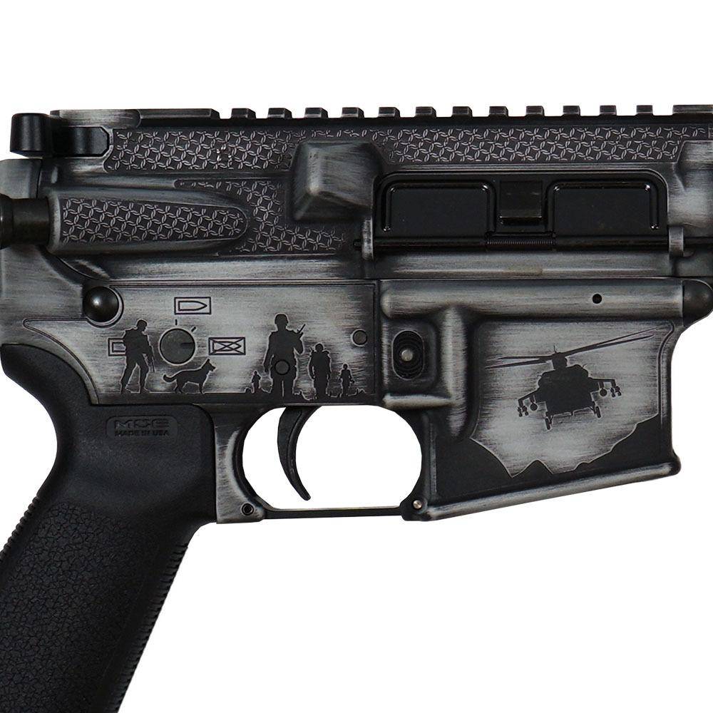 Shark Coast Tactical "Armed Forces Grey" AR-15 Rifle 5.56mm 30rd Magazine 16" Barrel 15" M-LOK Handguard - Image 5
