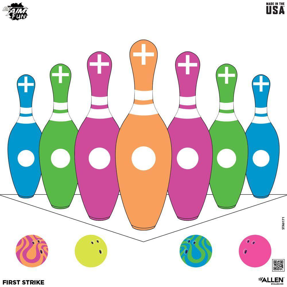Allen EZ Aim Fun Triggering More Fun Paper Targets 12"x12" Multi 9/ct - Image 2