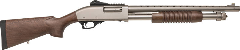 SDS Imports Tokarev TX3 12 HDM A1 Shotgun 12 ga 3" Chamber 4rd Magazine 18.5" Barrel Nickel and Wood - Image 3