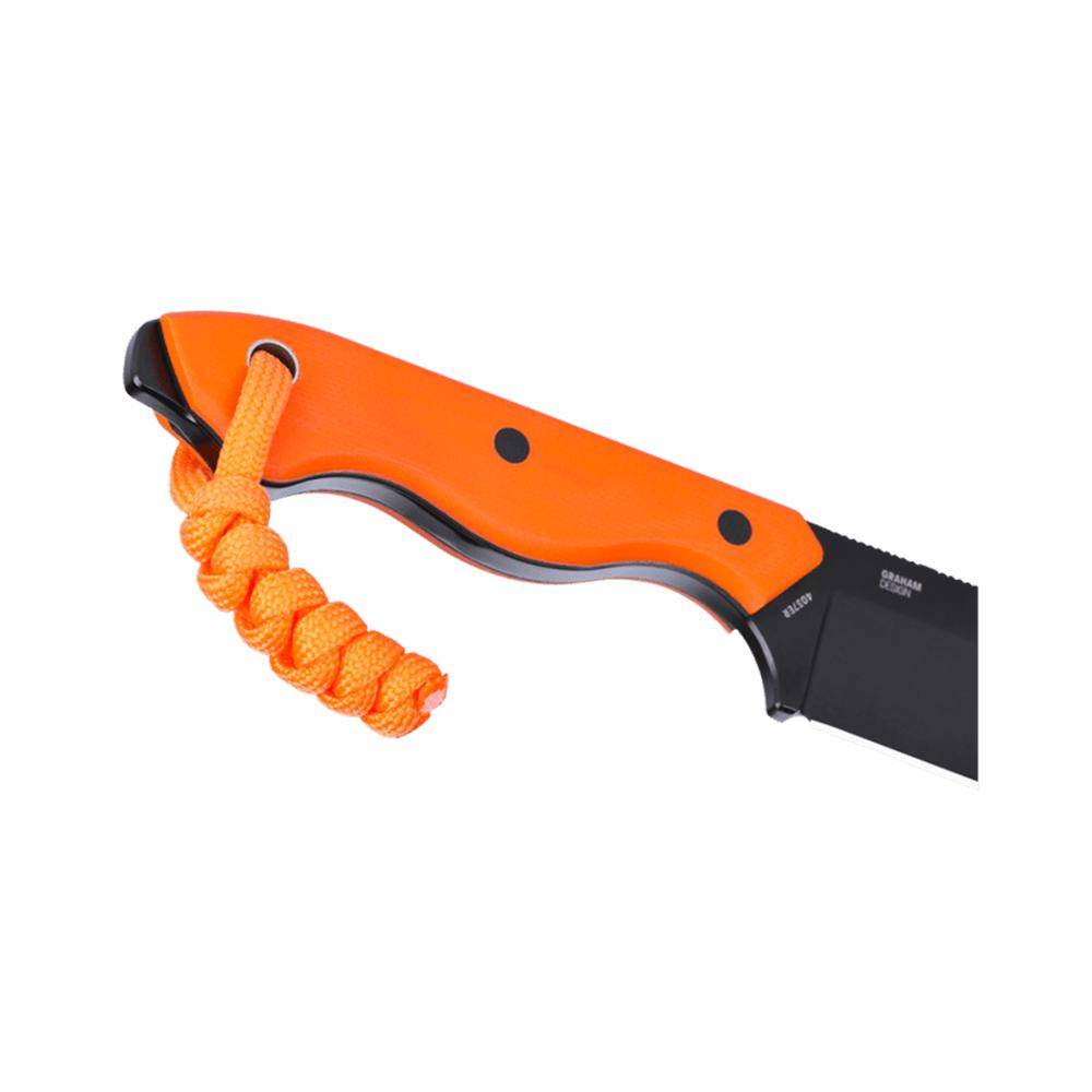 CRKT Razel Fixed Knife 3" Chisel Blade Orange - Image 4