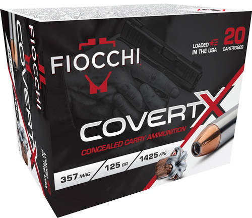 Fiocchi CovertX Handgun Ammunition .357 Mag 125gr JHP 1425 fps 20/ct - Image 3