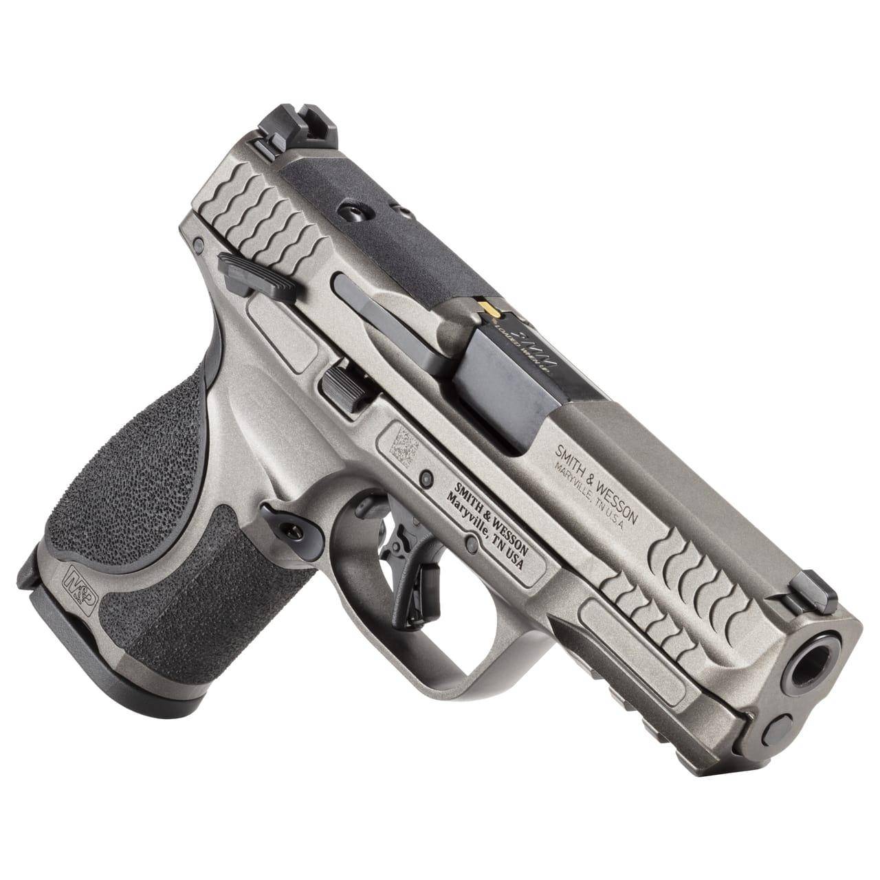 S&W M&P9 M2.0 Metal Optic Ready Compact Handgun 9mm Luger 10rd Magazines(2) 4" Barrel Thumb Safety Load Indicator CA Compliant - Image 2