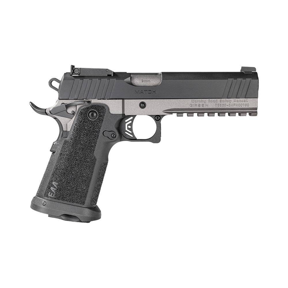 Girsan Witness 2311 Match Handgun Kit 9mm Luger 17rd (1) and 20rd (2) Magazines 5" Barrel Black