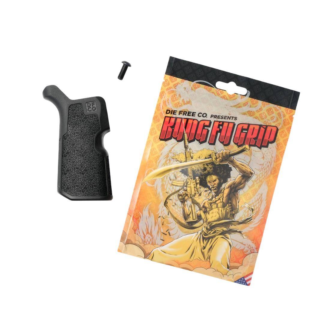 Die Free Co Kung Fu Grip for AR15/AR10 Black 1/ct - Image 2