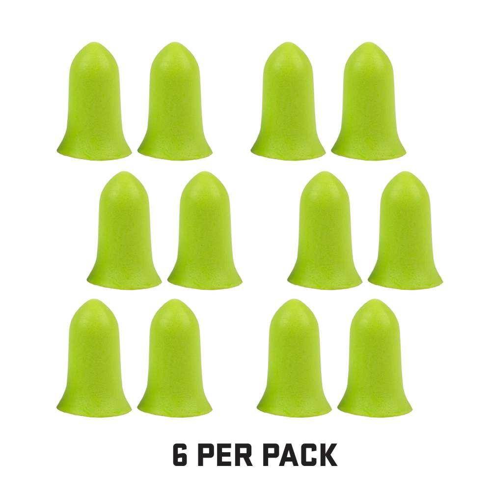Allen ULTRX Tapered Foam Ear Plugs 32dB Lime 6 Pairs - Image 8