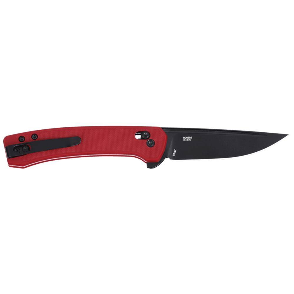CRKT Q Compact Folding Knife 3" Drop Point Blade Red - Image 2