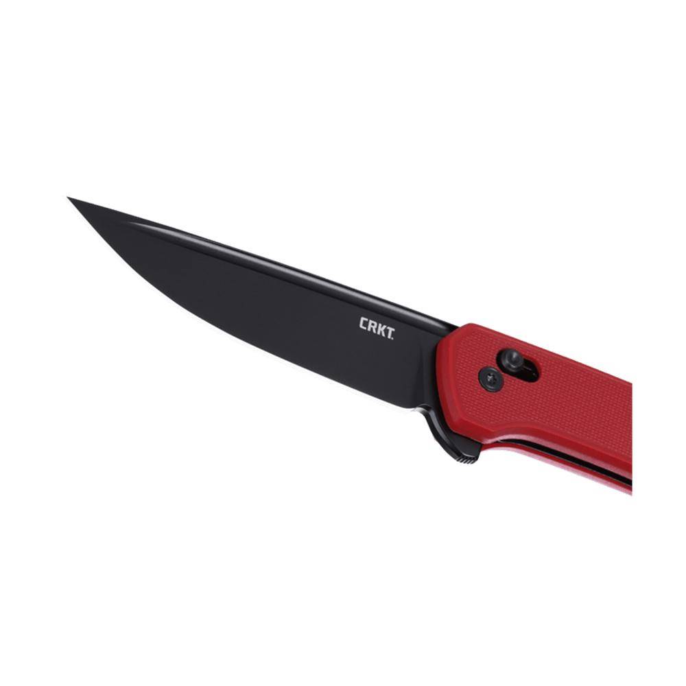 CRKT Q Compact Folding Knife 3" Drop Point Blade Red - Image 4