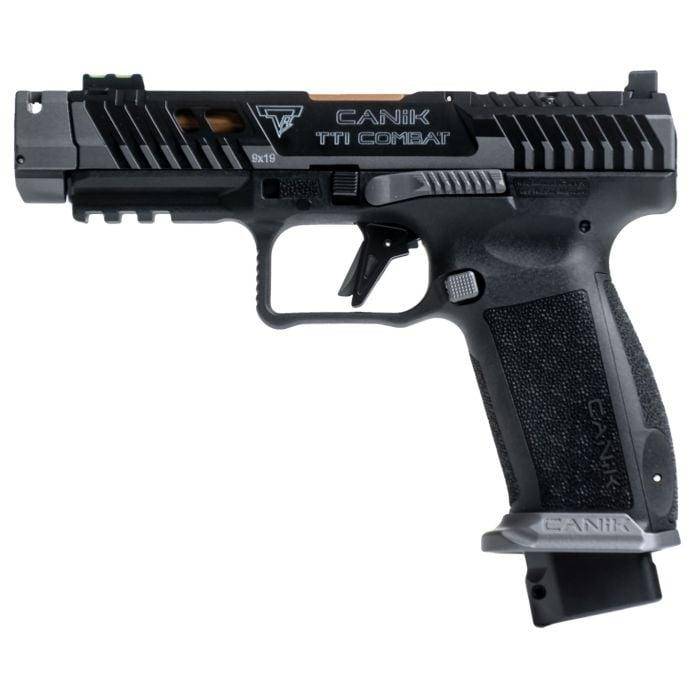 Canik TTI Combat Handgun 9mm Luger 10rd Magazines (2) 4.6" Barrel Smoke - Image 2