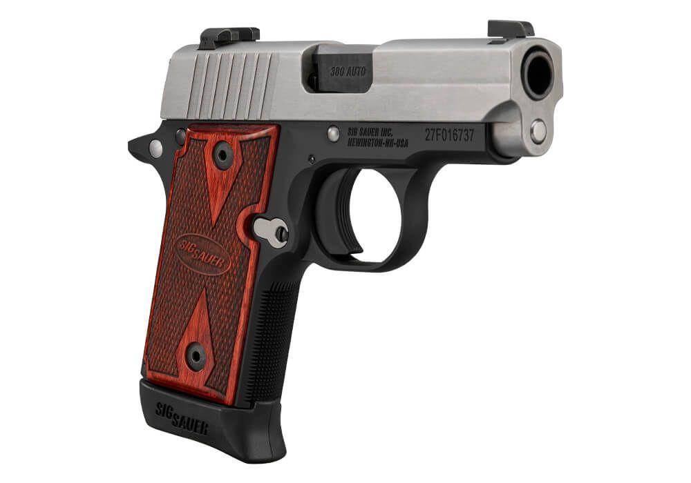 Sig Sauer P238 Handgun .380 Auto 6rd(1) & 7rd(1) Magazines 2.7" Barrel Two Tone Finish Manual Safety - Image 2