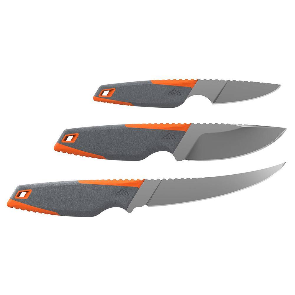 Outdoor Edge Vantex 4-Piece Roll Pack Knife Kit with 3 Blades - Image 2