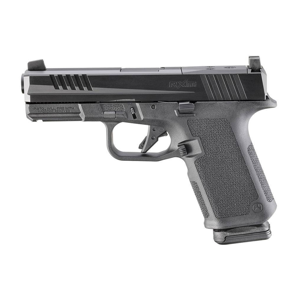 Ruger RXM Handgun 9mm Luger 15rd Magazines(2) 4" Barrel Black Poly Frame Front Night Sight - Image 6