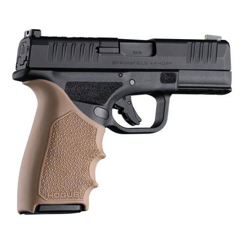 Hogue HandAll Beaver Tail Handgun Grip Sleeve Springfield Armory Hellcat Pro FDE - Image 2