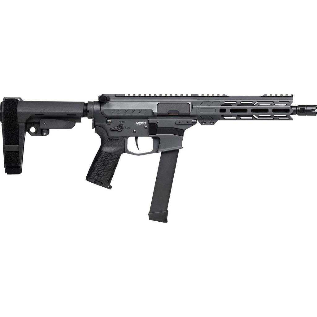 CMMG Banshee Fixed Ejector MkGs Pistol 9mm Luger 33rd Magazine 8'' Barrel Tungsten w/Brace