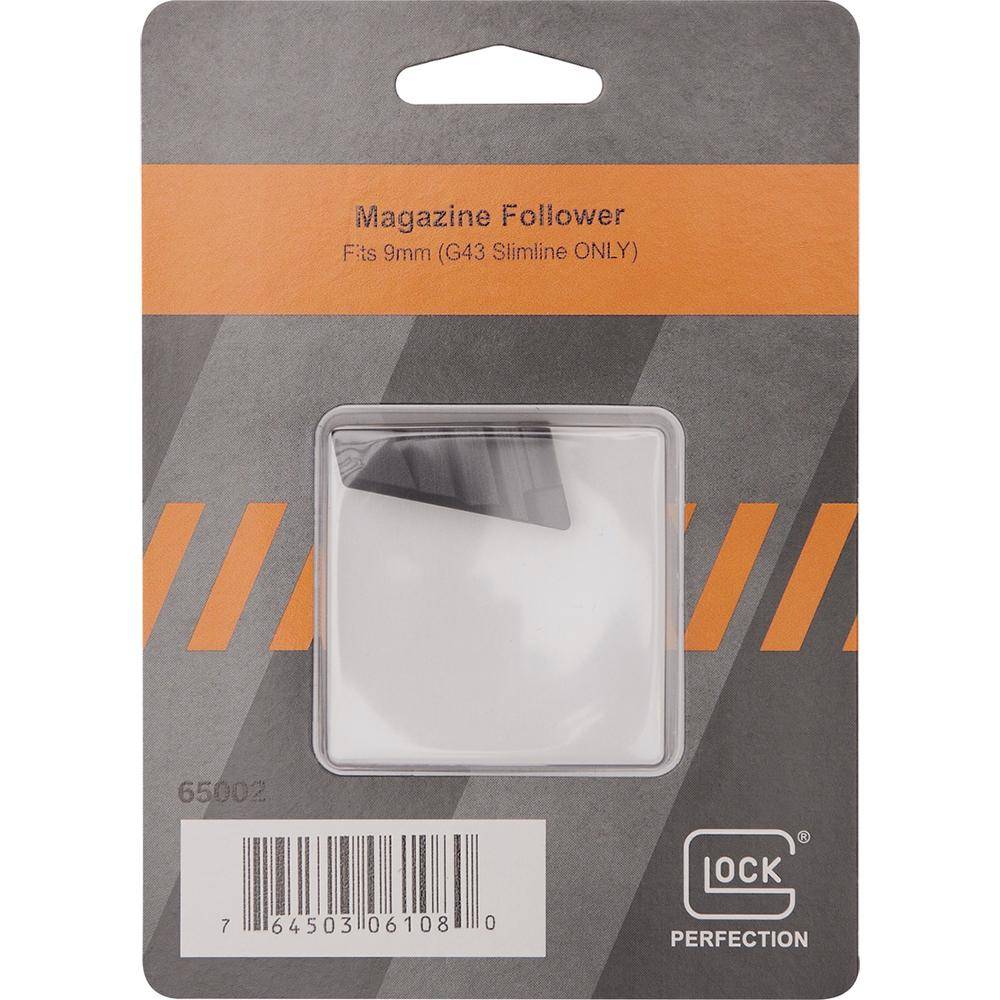 Glock Factory Magazine Follower .9mm Luger G43 Slimline ONLY Black - Image 2