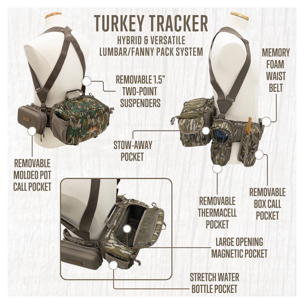 Alps Outdoorz Turkey Tracker Waist Pack Mossy Oak Bottomland - Image 8
