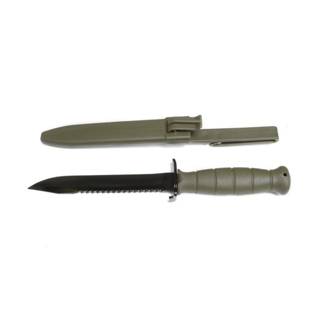 Glock Field Knife/Saw Back 6-1/2 Clip Point Blade Battle Field Green Bulk