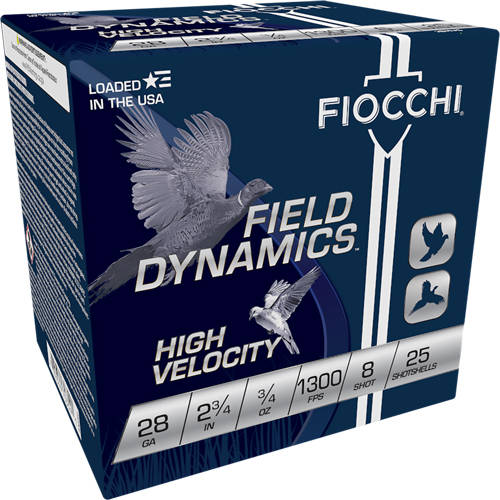 FIOCCHI 28GA 2.75" 3/4OZ #8