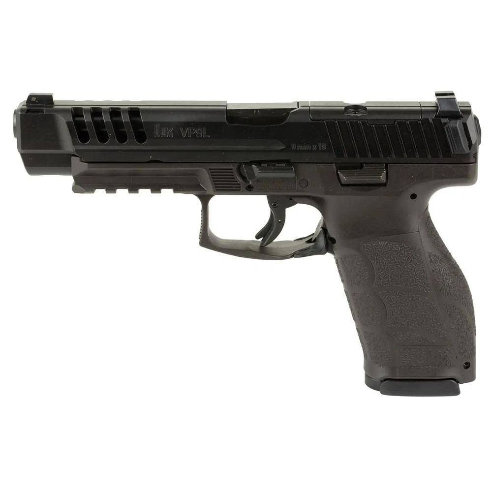 H&K VP9A1 L Optic Ready Handgun 9mm Luger 15rd Magazines(2) 5" Barrel Black - Image 2