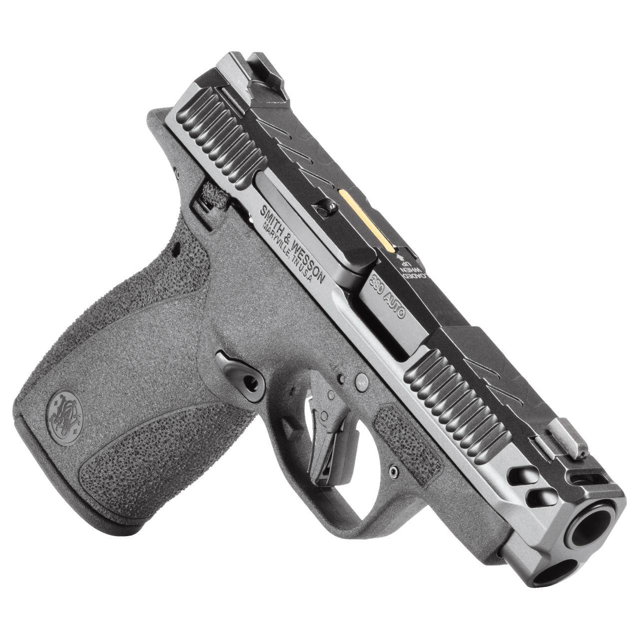 S&W PC Bodyguard 2.0 Carry Comp Handgun .380 Auto 10rd Magazines(2) 3.1? Ported Barrel Chamber Indicator Manual Safety CA Compliant - Image 2