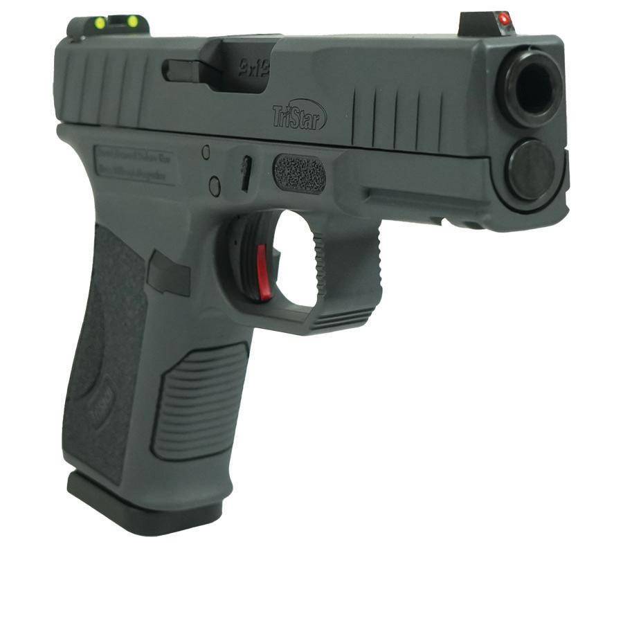 Tristar APOC Handgun 9mm Luger 15rd Magazine(2) 4" Barrel Fiber Optic Sights Black Sniper Gray - Image 2