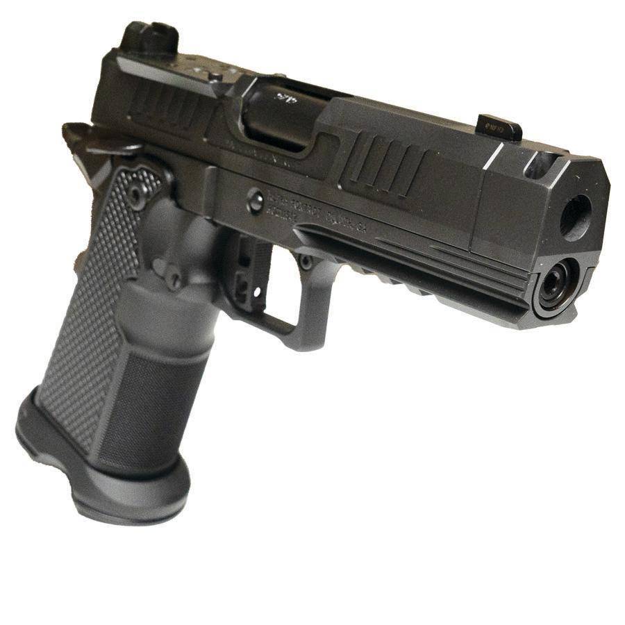 Alpha Foxtrot AF1911-Romulus MOS Adapter Handgun 9mm Luger 17(1) & 20rd(1) Magazines 3.5" Comp Threaded Barrel DLC Black - Image 2