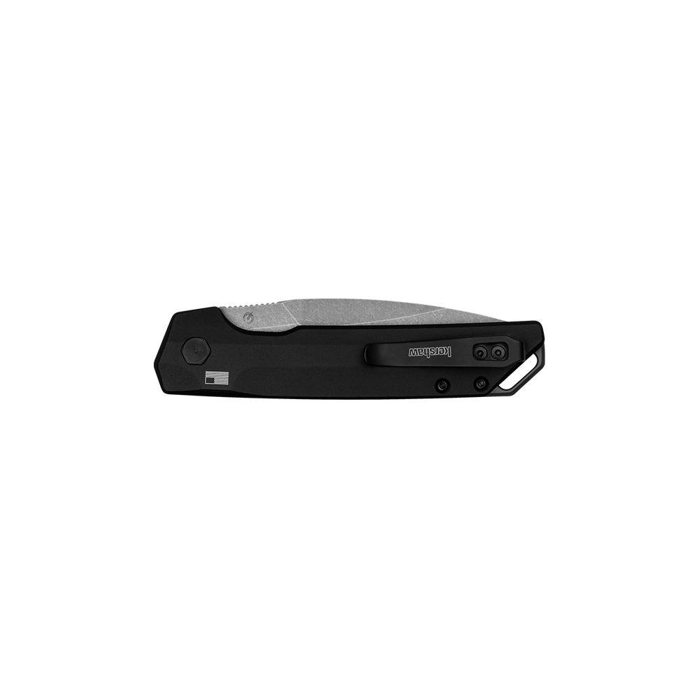 Kershaw Launch Iridium Folding Knife 3-2/5" Spear Point Blade Black - Image 3