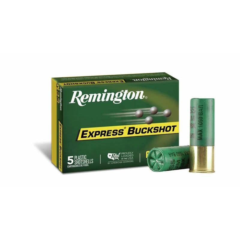 Remington Express Magnum Buckshot Shotshells 12 ga 3" 15 plts 1225 fps #00 250/ct Case (50-5/ct)