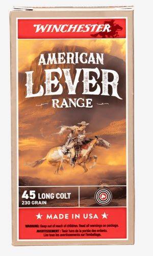 Winchester American Lever Range Ammunition .45 Colt 250gr LFN 900 fps 50/ct - Image 4