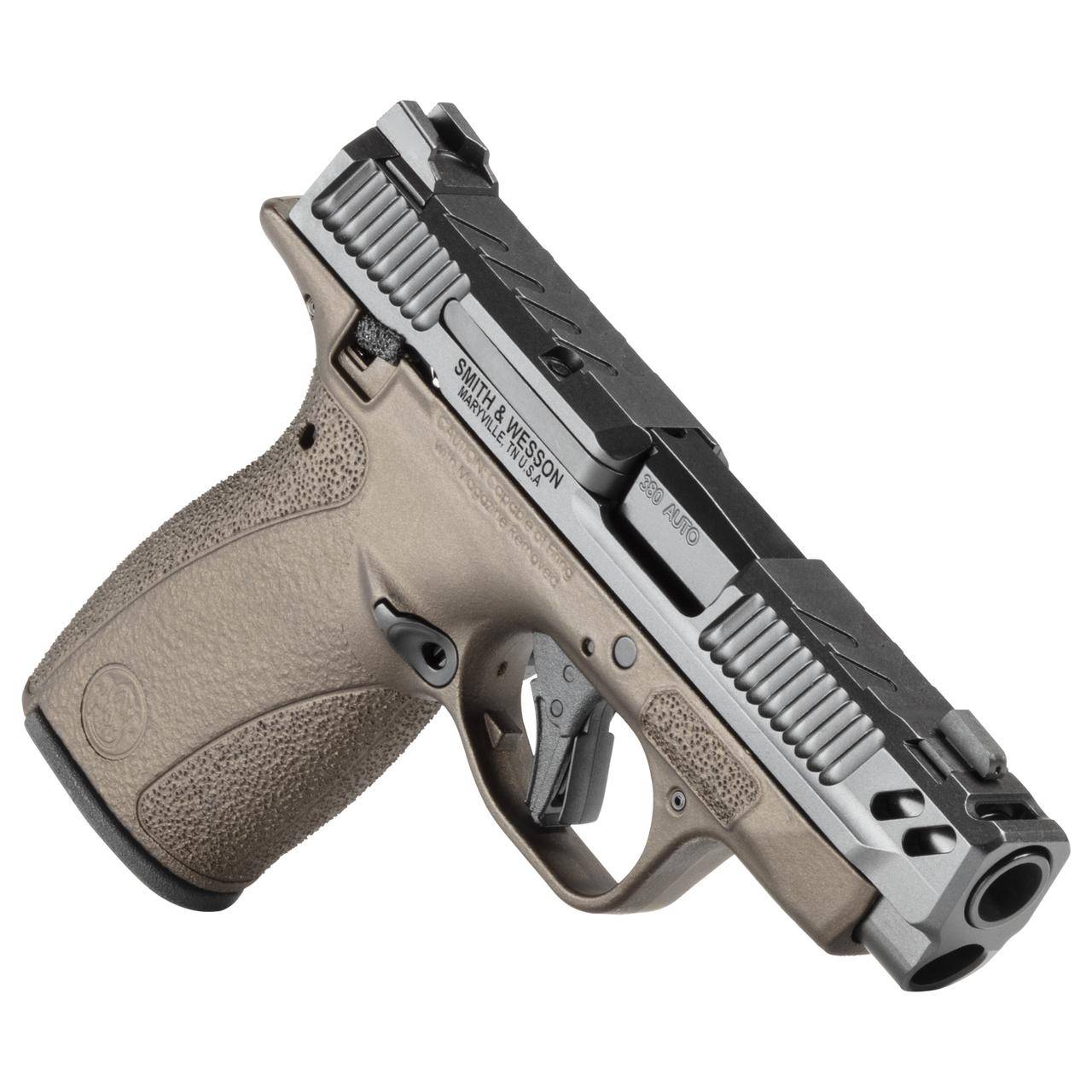 S&W PC Bodyguard 2.0 Midnight Bronze Carry Comp Handgun .380 Auto 10(1)&12(1)rd Magazines 3.1" Comp Barrel Thumb Safety - Image 5