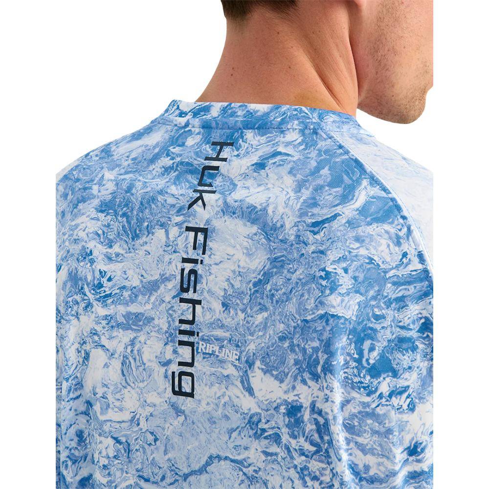 Huk Mossy Oak Pursuit Performance Long Sleeve Crew Shirt MO Regatta L - Image 5