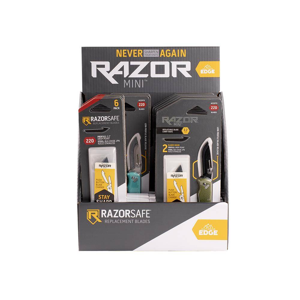 Outdoor Edge Razor Mini Display 2-1/5" PDQ Display 9/ct - Image 3