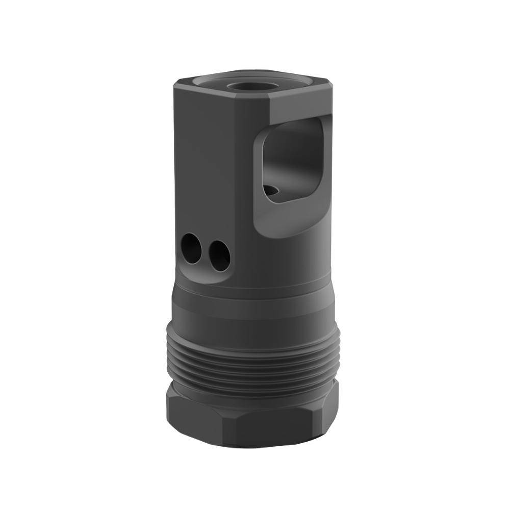 Breek Arms Plan B Echo Single-Port Muzzle Brake .223/5.56 1/2x28 Thread Black - Image 3