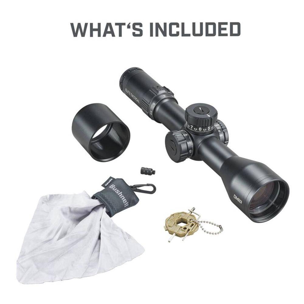 Bushnell Elite Tactical DMR3 Rifle Scope 3.5-21x50mm 34mm FFP G4P Black - Image 6