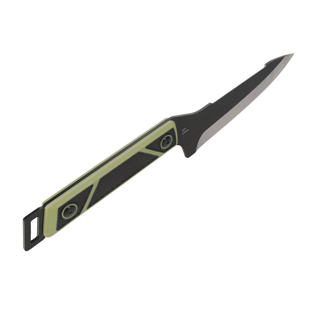 SOG Knives Terragrip Camp Knife 6-7/10" Drop Point Blade Black Green - Image 3