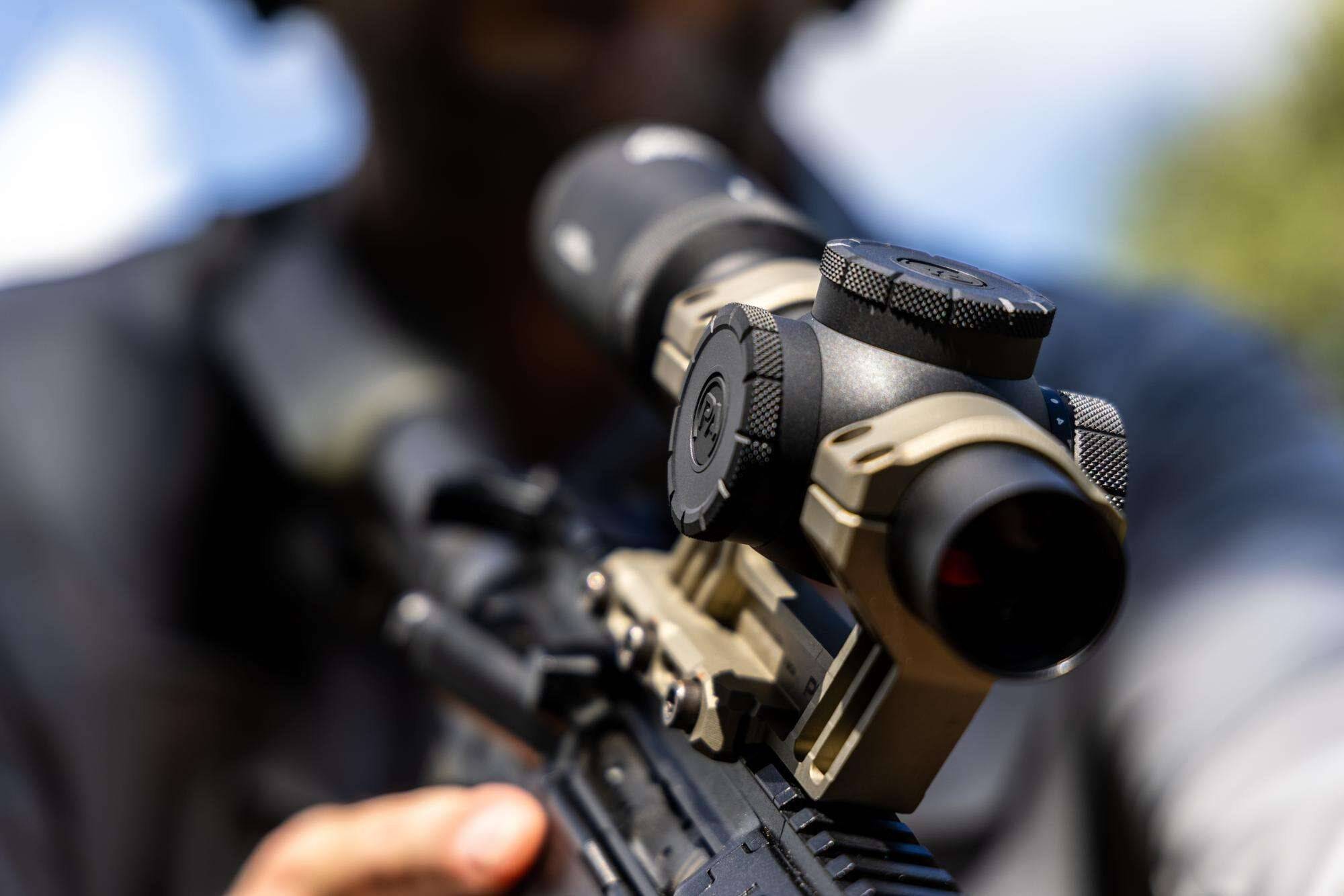 Primary Arms Compact PLxC 1-8x24 FFP RDB Rifle Scope - ACSS Raptor 5.56/.308 Yard G2 Reticle - Image 6