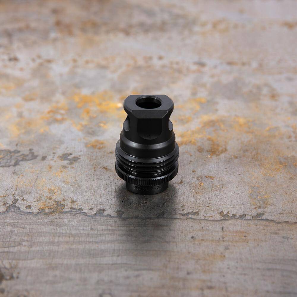 SilencerCo ASR Single Port Muzzle Brake 1/2x28 9mm Luger - Image 2