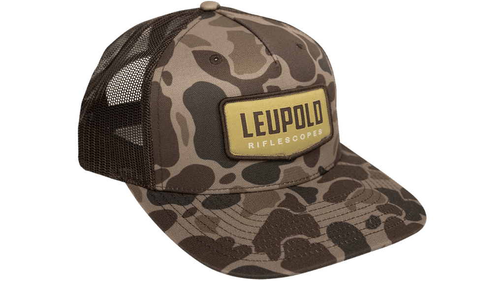 Leupold Riflescopes Duck Camo Trucker Cap Brown
