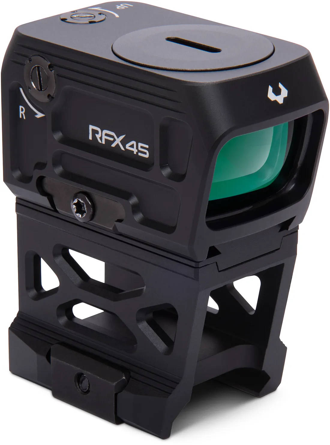 Viridian RFX45 Pro Closed Emitter Green Dot Reflex Sight ACRO Compatible INSTANT-ON Includes Plates & Mounts - Image 3
