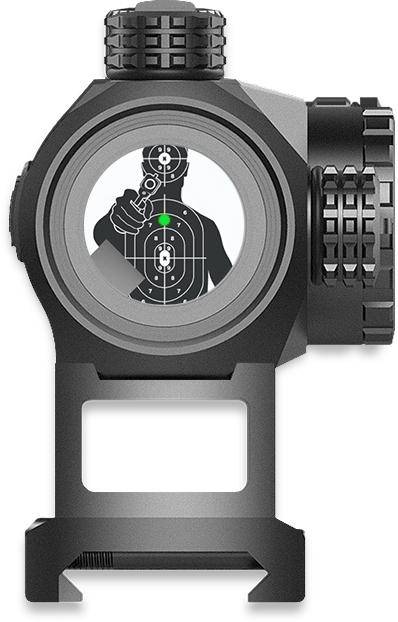 Swampfox Liberator II Mini Green Dot Sight Illum Black - Image 4