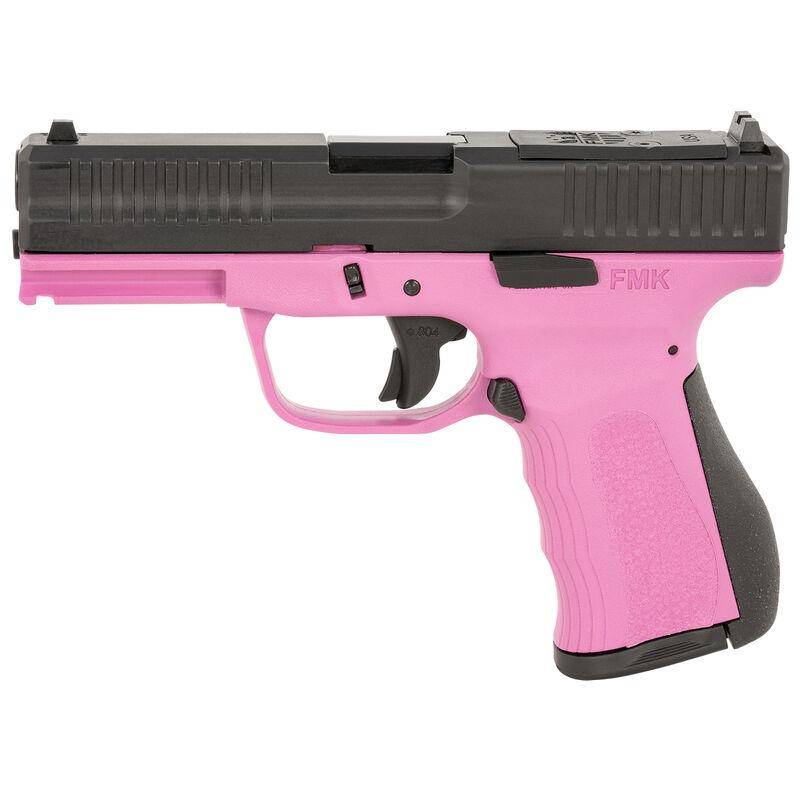 FMK Mach 9 Handgun 9mm Luger 10rd Magazine(1) 4" Barrel Optic Ready Pink Frame - Image 2