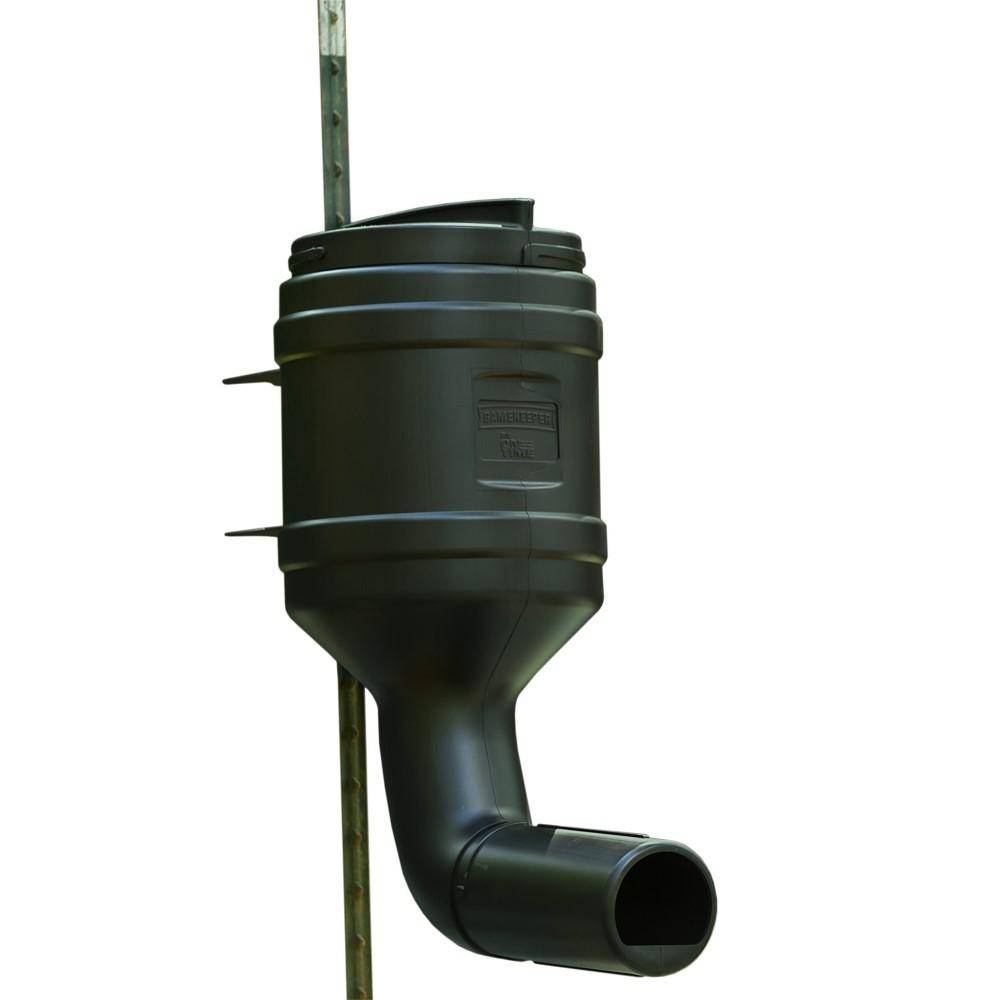 On Time Wildlife Mossy Oak Gamekeeper 80 lb T-Post Gravity Feeder