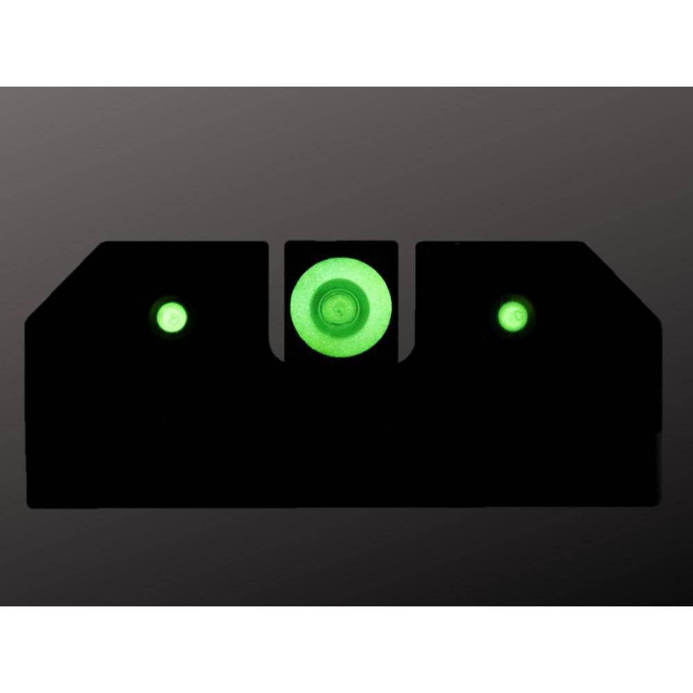 XS Sights R3D Night Sights Set for Glock 42/43/43x/48 Green Bulk 20/ct - Image 2
