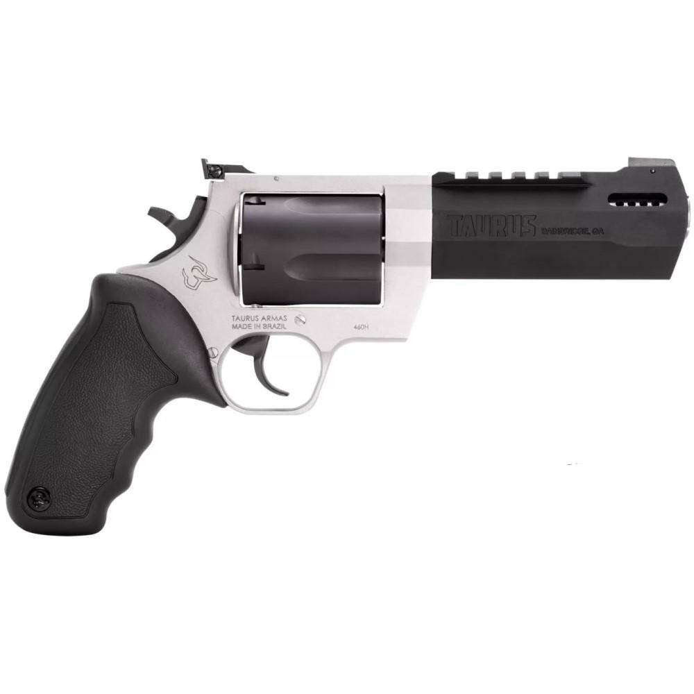Taurus Raging Hunter Handgun 460 S&W Magnum Two Tone 5 Round Capacity 5.12" Barrel Black Grip